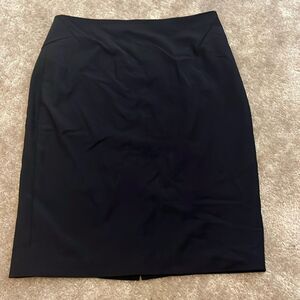 Ann Taylor Black Midi Skirt